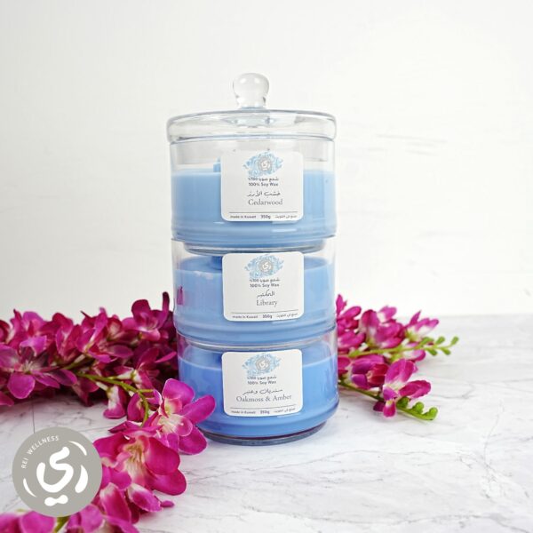 3x1 Candle blue